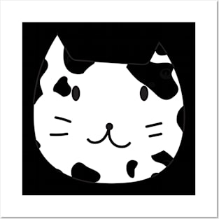 Cow Cat Smliey So Cute Posters and Art